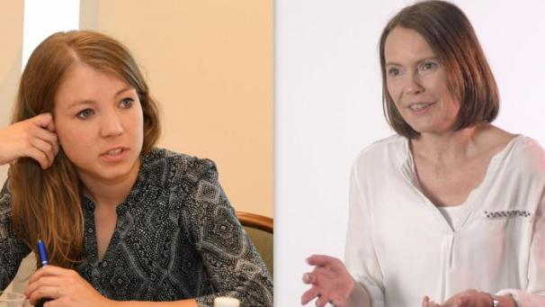 <p>Liesa Scholzen (l.) und Elke Comoth (r.) bilden die neue Vorstandsspitze bei ProDG.</p>