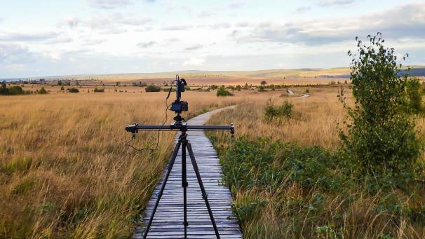 <p>Im Rahmen des Filmprojekts sind unter anderem Aufnahmen im Hohen Venn entstanden.</p>