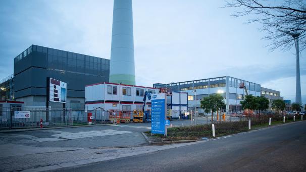 <p>Ein Blick auf das Pfizer-Gelände in Puurs</p>