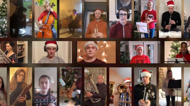 <p>Die Kgl. Harmonie Hergenrath hat einen originellen musikalischen Weihnachtsgruß produziert.</p>