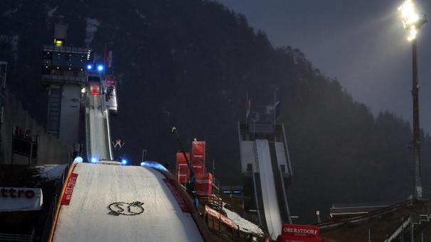 <p>Die Schanze in Oberstdorf.</p>