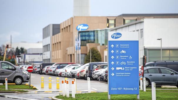<p>Der Pfizer-Standort in Puurs.</p>