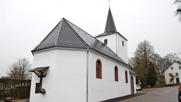 <p>Die Kapelle in Holzheim war während acht Monaten eine Baustelle.</p>