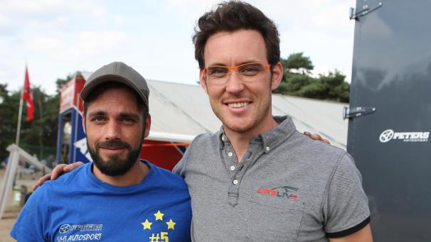 <p>Thierry Neuville (r.) und Dany Born</p>