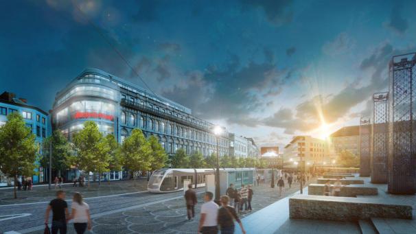 <p>So könnte sich ab 2023 die Situation auf dem Place St. Lambert präsentieren.</p>