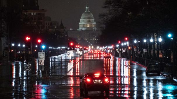 <p>Ein Blick auf das Kapitol, dem Sitz des US-Kongresses.</p>