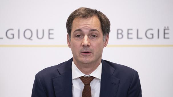 <p>Premierminister De Croo will weiter wachsam sein. Foto: belga</p>
