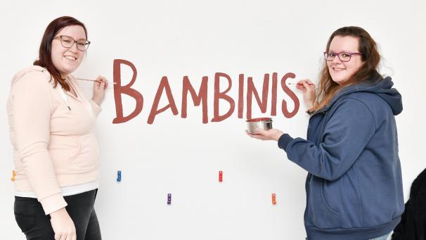 <p>Natascha Goor (l.) und Sandy Laschet können es kaum erwarten, die ersten „Bambinis“ zu empfangen.</p>