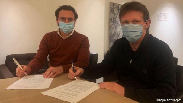 <p>Franky Vercauteren unterschrieb am Montagabend einen Vertrag bis zum Saisonende.</p>