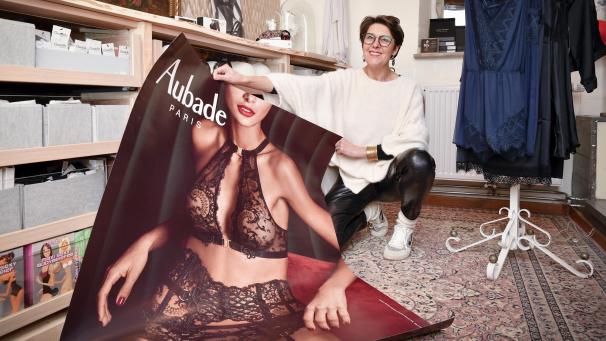 <p>Verena Mostert führt die Kollektion der französischen Wäschemarke „Aubade“ in ihrem Sortiment.</p>