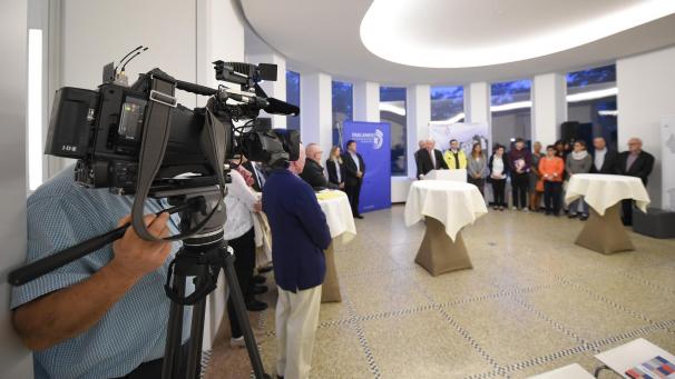 <p>Dieses Bild entstand bei der Einsatzung des Bürgerrates im September 2019.</p>