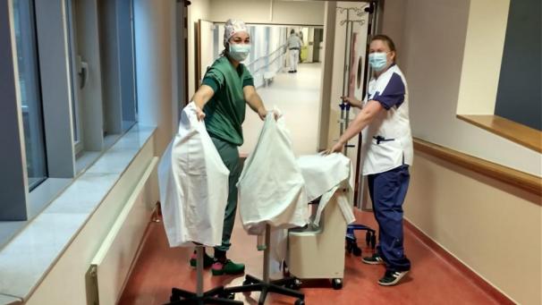 <p>Mit dem Umzug in das neue Gebäude wurde in dieser Woche begonnen.</p>