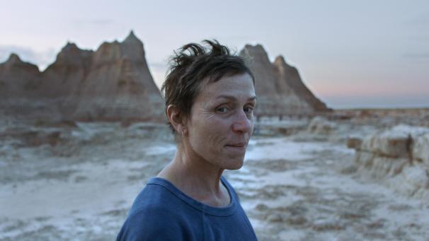 <p>Frances McDormand als Fern in einer Szene des Films „Nomadland“</p>