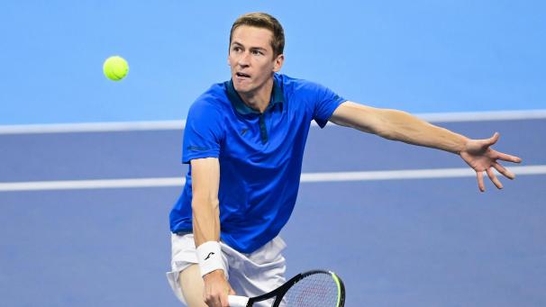 <p>Kimmer Coppejans erreichte die zweite Runde.</p>