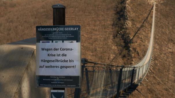 <p>Während des ersten Lockdowns wurde die Hängeseilbrücke Geierlay gesperrt. In Malmedy wird ein solches Projekt erst gar nicht entstehen.</p>
