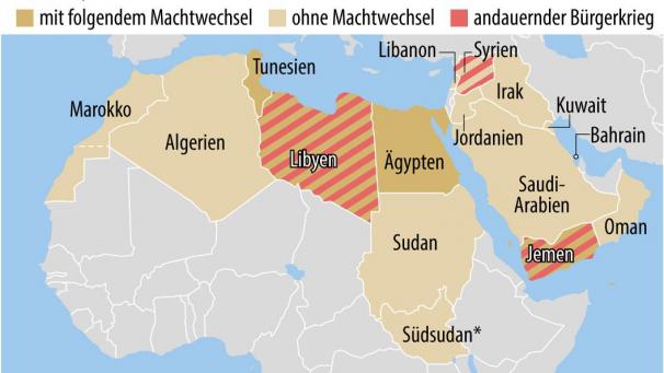 <p>Eine ganze Region wurde von einer Welle des Aufbegehrens erfasst. Den Menschen haben die Aufstände kaum etwas gebracht, in vielen Ländern ist die Situation heute schlimmer als vor zehn Jahren.</p>