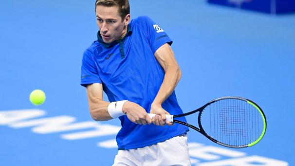 <p>Kimmer Coppejans gewann glatt in zwei Sätzen.</p>