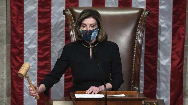 <p>Nancy Pelosi, Sprecherin des Repräsentantenhauses</p>