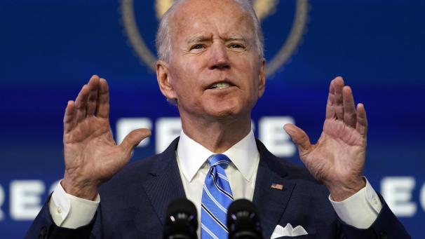 <p>Joe Biden wird am kommenden Mittwoch als Präsident vereidigt.</p>
