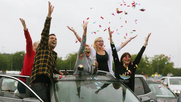 <p>Bereits das Düsseldorfer Karnevals Prinzenpaar wurde im vergangenen Jahr im Autokino vorgestellt.</p>