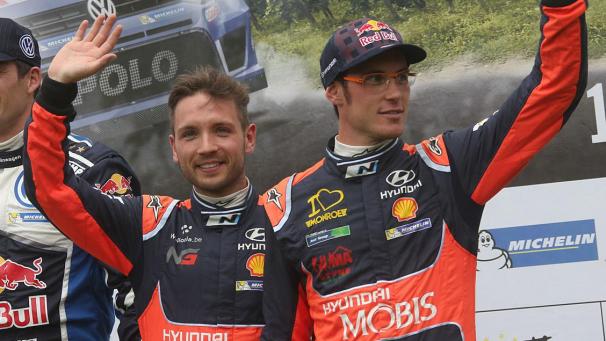 <p>Nicolas Gilsoul (links) fährt am kommenden Wochenende seine erste Rallye nach der Trennung von Thierry Neuville (r.).</p>