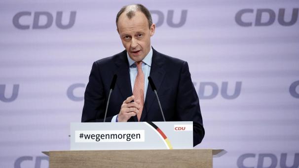 <p>Friedrich Merz will Wirtschaftsminister in Deutschland werden.</p>
