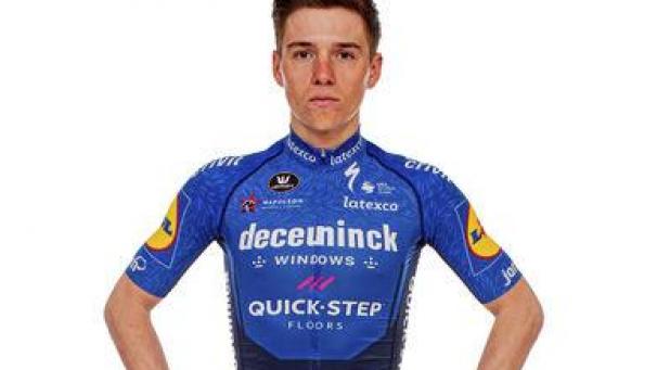 <p>Derzeit ist noch offen, wann Remco Evenepoel im neuen Dress seiner Mannschaft zu sehen sein wird.</p>