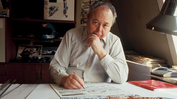 <p>Jean Graton schuf 1957 die berühmte Motorsport-Comic-Figur Michel Vaillant.</p>