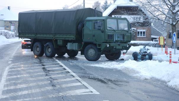 <p>Tödlicher Unfall am Montagmorgen in Sourbrodt: Der Quad-Fahrer hatte bei dem Zusammenstoß mit dem Lkw keine Chance.</p>