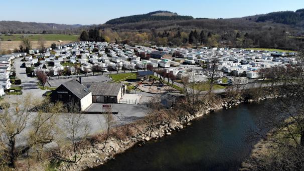 <p>Ein Campingplatz bei Durbuy.</p>