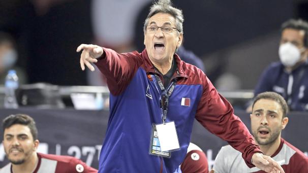 <p>Valero Riva steht mit dem katarischen Team im Viertelfinale der Handball-WM.</p>