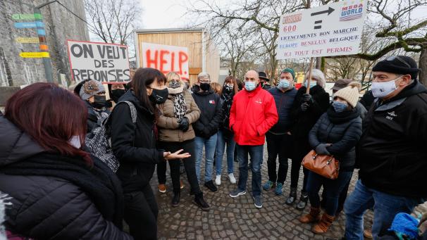 <p>Proteste wie hier in Namur am Dienstag sind nur unter Auflagen möglich.</p>