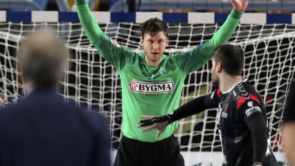 <p>Niklas Landin avancierte zum dänischen Matchwinner.</p>