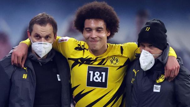 <p>Axel Witsel verletzte sich beim Bundesliga-Spiel gegen Leipzig Anfang Januar.</p>