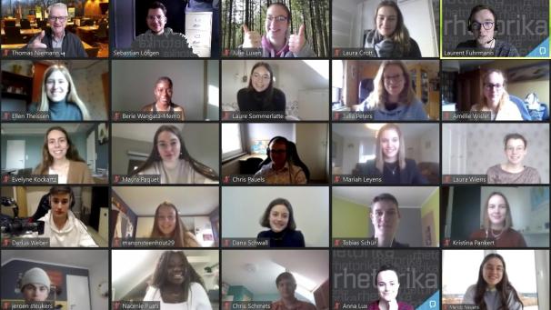 <p>Das Vorseminar fand virtuell statt. Foto: Rhetorika</p>