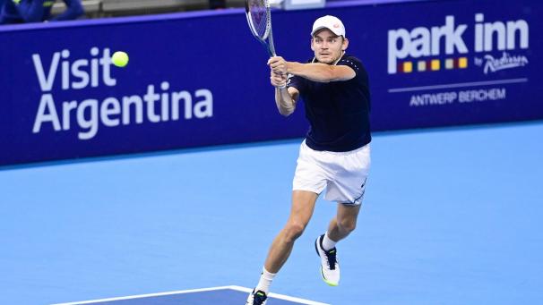 <p>David Goffin blickt zuversichtlich in seine unmittelbare Zukunft.</p>