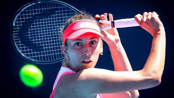<p>Elise Mertens erreichte in Melbourne die nächste Runde.</p>