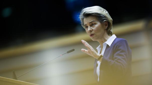 <p>Hat sich zu Wort gemeldet: Ursula Von Der Leyen.</p>