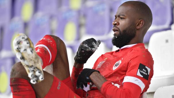 <p>Jubelte auf seine eigene Art: Didier Lamkel Zé</p>