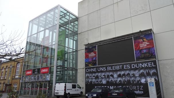 <p>„Ohne uns bleibt es dunkel“: Die Cineplex-Kinos in Aachen hoffen wie Kinos in Ostbelgien auf eine baldige Wiedereröffnung.</p>