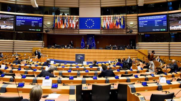 <p>Das EU-Parlament in Brüssel</p>