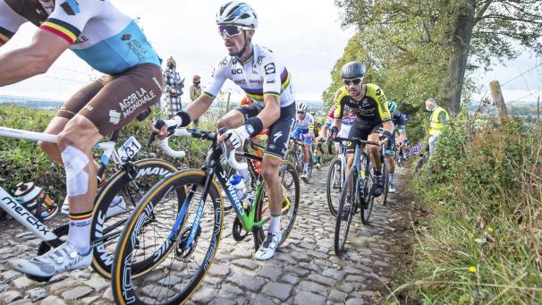 <p>Für Julian Alaphilippe begann die Saison am Donnerstag in der Provence.</p>