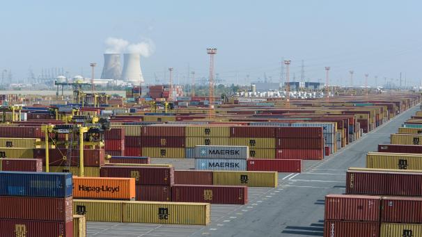 <p>Wohin des Weges für die belgische Wirtschaft (Bild: Hafen Antwerpen) nach einem Jahr Coronakrise?</p>