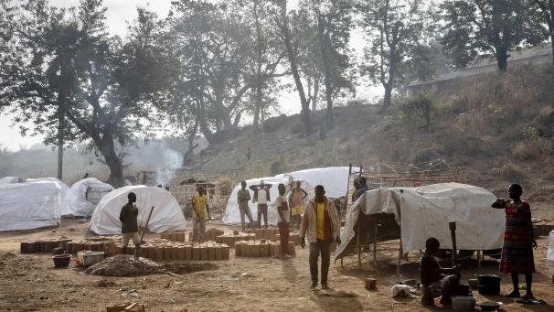 <p>Kämpfe in der mineralienreichen Zentralafrikanischen Republik verursachen eine zunehmend schlimme humanitäre Krise, die Hundertausende Menschen in die Flucht getrieben hat.</p>