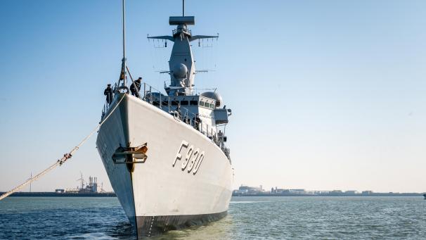 <p>Die Leopold I sticht am Montag in See. Das Ziel: der Persische Golf.</p>