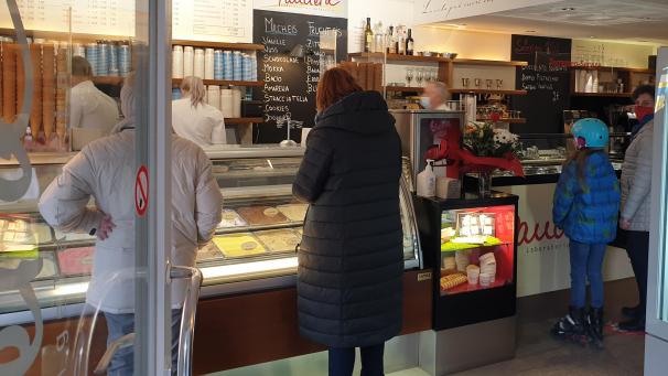 <p>Der Start in die neue Saison verläuft gut für die Eisdiele Panciera.</p>