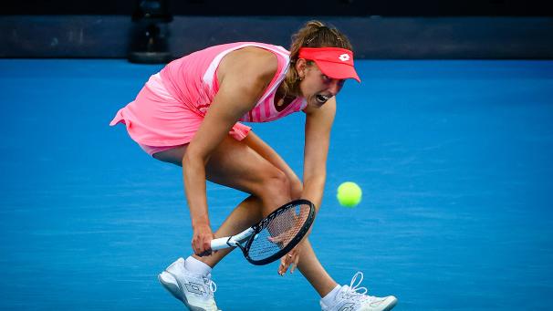 <p>Elise Mertens stolperte über Karolina Muchova.</p>