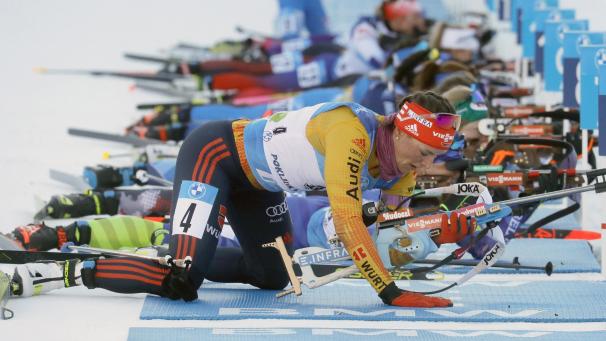 <p>Denise Herrmann versagten im entscheidenden Moment die Nerven.</p>