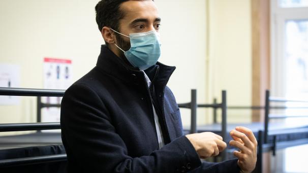 <p>Staatssekretär Sammy Mahdi</p>