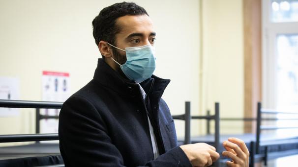 <p>Sammy Mahdi übt in der Vivaldi-Regierung seit Oktober 2020 das Amt als Staatssekretär für Asyl und Migration aus.</p>